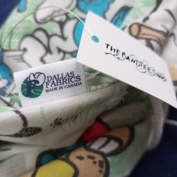 Custom Reworked Vintage SMURFS Shorts Bennygonia - Picture 4 of 12